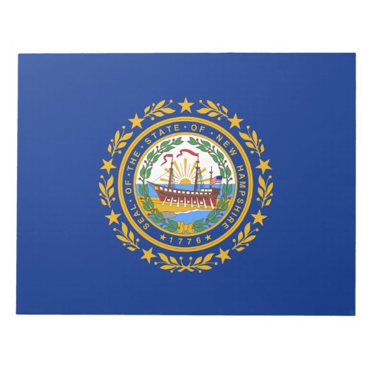 De vlag van New Hampshire Notitieblok (Voorkant)