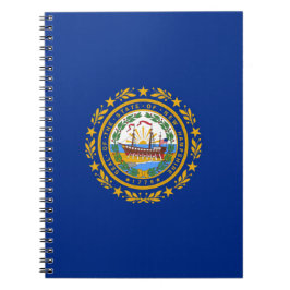 De vlag van New Hampshire Notitieboek