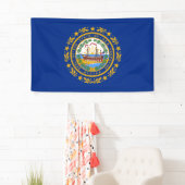 De vlag van New Hampshire Spandoek (Insitu)