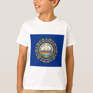 De vlag van New Hampshire T-shirt