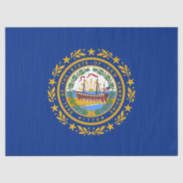 De vlag van New Hampshire Tissuepapier