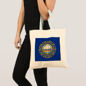De vlag van New Hampshire Tote Bag (Voorkant (product))