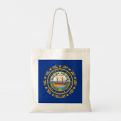 De vlag van New Hampshire Tote Bag (Achterkant)