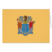 De vlag van New Jersey (Voorkant Horizontaal)