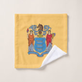 De vlag van New Jersey Bad Handdoek (Wasdoekje)