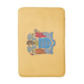 De vlag van New Jersey Badmat (Voorkant Verticaal)