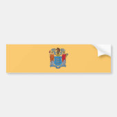 De vlag van New Jersey Bumpersticker (Voorkant)