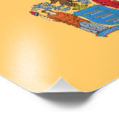 De vlag van New Jersey Foto Afdruk (Hoek)