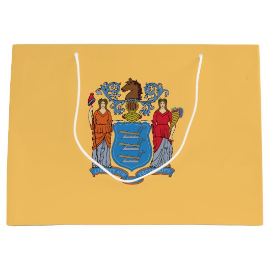 De vlag van New Jersey Groot Cadeauzakje (Voorkant)