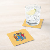 De vlag van New Jersey Kartonnen Onderzetters (Insitu)