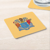 De vlag van New Jersey Kartonnen Onderzetters (Schuin)