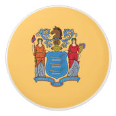 De vlag van New Jersey Keramische Knop (Voorkant)