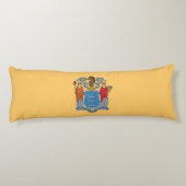 De vlag van New Jersey Lichaamskussen (Achterkant)