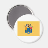 De vlag van New Jersey Magneet (Voorkant / Achterkant)