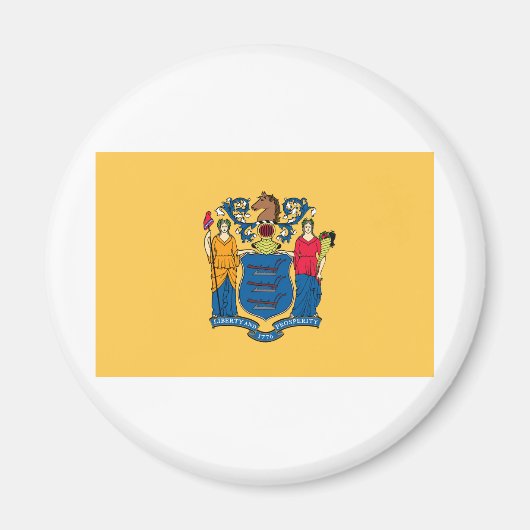 De vlag van New Jersey Magneet (Voorkant)