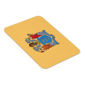 De vlag van New Jersey Magneet (Rechterzijde)