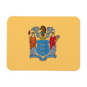 De vlag van New Jersey Magneet (Horizontaal)
