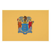 De vlag van New Jersey Perfect Poster (Voorkant)