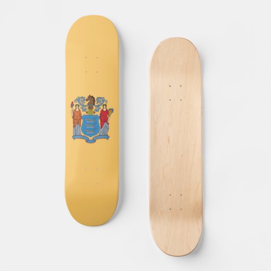 De vlag van New Jersey Persoonlijk Skateboard (Voorkant)