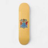 De vlag van New Jersey Persoonlijk Skateboard (Voorkant)