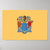 De vlag van New Jersey Poster (Voorkant)