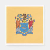 De vlag van New Jersey Servet (Voorkant)