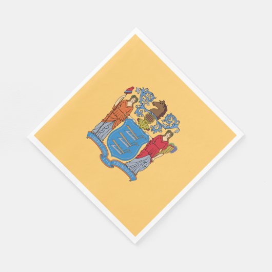 De vlag van New Jersey Servet (Hoek)