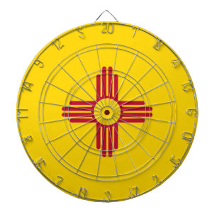 De Vlag van New Mexico Dartbord