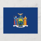 De vlag van New York, New Yorker Briefkaart (Voorkant)