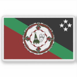 De vlag van Nieuw-Brittannië, Melanesië, Oceanië Sticker