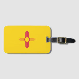 De vlag van Nieuw-Mexico, Verenigde Staten van Ame Bagagelabel
