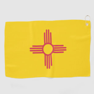 De vlag van Nieuw-Mexico, Verenigde Staten van Ame Golfhanddoek