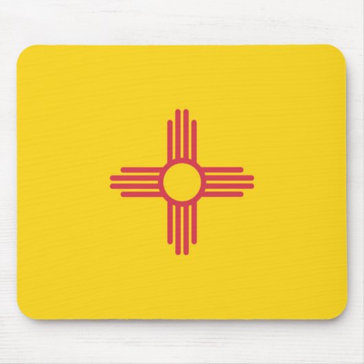 De vlag van Nieuw-Mexico, Verenigde Staten van Ame Muismat (Voorkant)