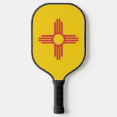 De vlag van Nieuw-Mexico, Verenigde Staten van Ame Pickleball Paddle (Voorkant)