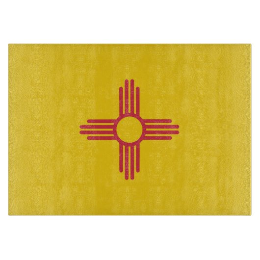 De vlag van Nieuw-Mexico, Verenigde Staten van Ame Snijplank (Voorkant)