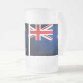 De vlag van Nieuw-Zeeland; Matglas Bierpul (Voorkant rechts)