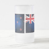 De vlag van Nieuw-Zeeland; Matglas Bierpul (Center)