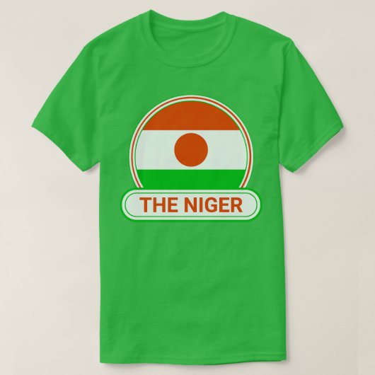 De vlag van Niger is de vlag van Niger T-shirt (Design voorkant)