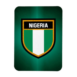 De Vlag van Nigeria Magneet