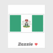 De vlag van Nigeria (staat) Sticker (Vel)