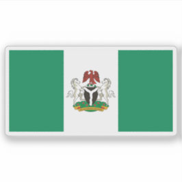 De vlag van Nigeria (staat) Sticker