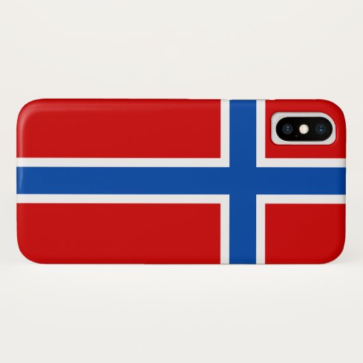 De vlag van Noorwegen Case-Mate iPhone Case (Achterkant (horizontaal))
