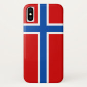 De vlag van Noorwegen Case-Mate iPhone Case (Achterkant)