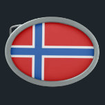 De vlag van Noorwegen Gesp<br><div class="desc">De vlag van Noorwegen bestaat uit een blauw kruis op een rode achtergrond. Het is een groot geschenk voor hen die van Noorwegen houden of een Noors erfgoed hebben. Dit ontwerp is ook beschikbaar op vele andere producten voor u om te kiezen van.</div>