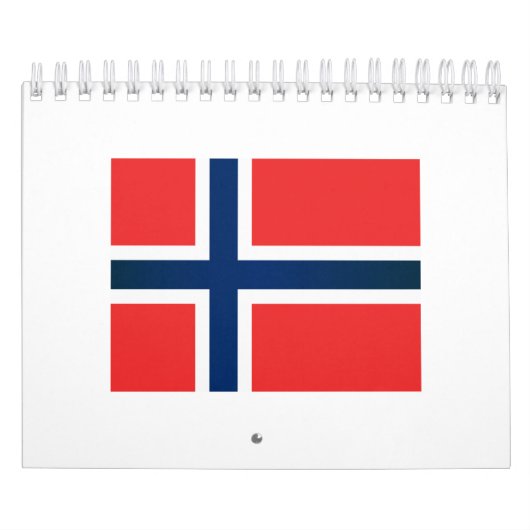 De vlag van Noorwegen Kalender (Hoes)