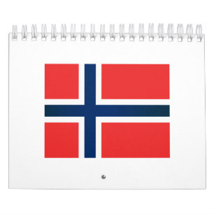 De vlag van Noorwegen Kalender