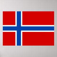 De vlag van Noorwegen