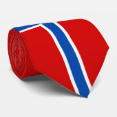 De vlag van Noorwegen Stropdas (Opgerold)
