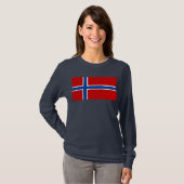 De vlag van Noorwegen T-shirt (Voorkant volledig)