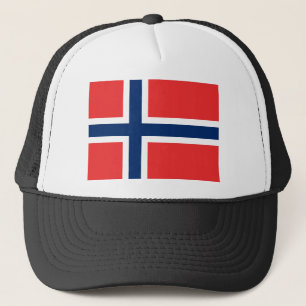 De vlag van Noorwegen Trucker Pet